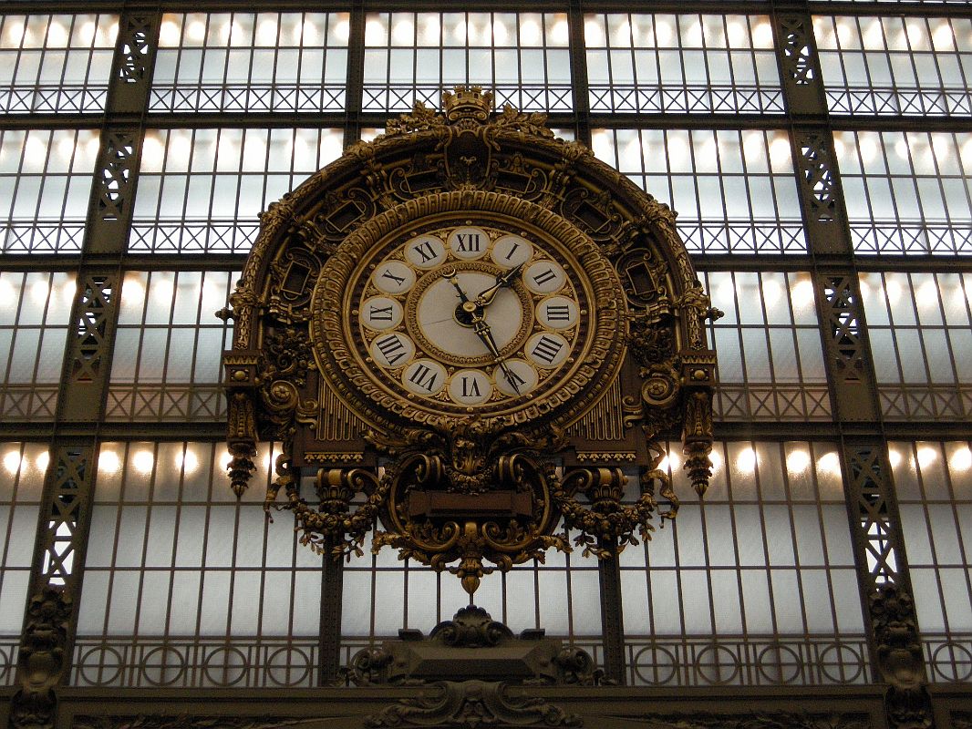 Paris Musee D'Orsay 02 Ground Floor Clock By Victor Laloux 